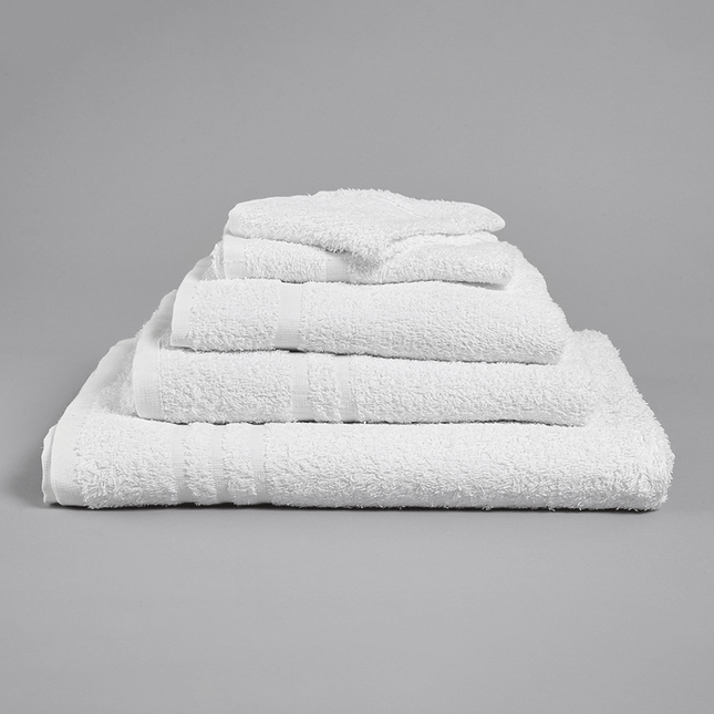 Contract Quality White Bathroom Towels 450gsm