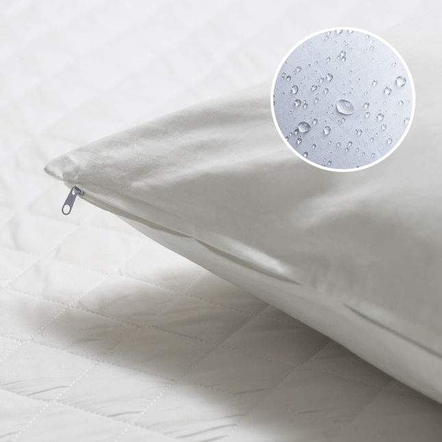 Cotton Waterproof Zipped Pillow Protector