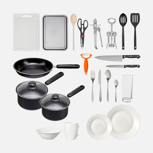 Standard Kitchen Pack with Non-Stick Pan Set