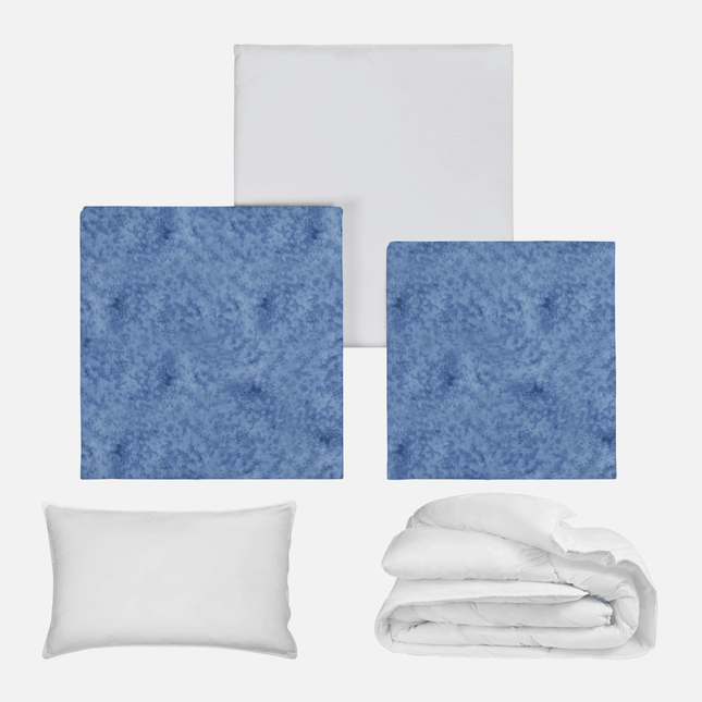 Essential Bed Pack Polypropylene Bedding with 56 pick Linen Set