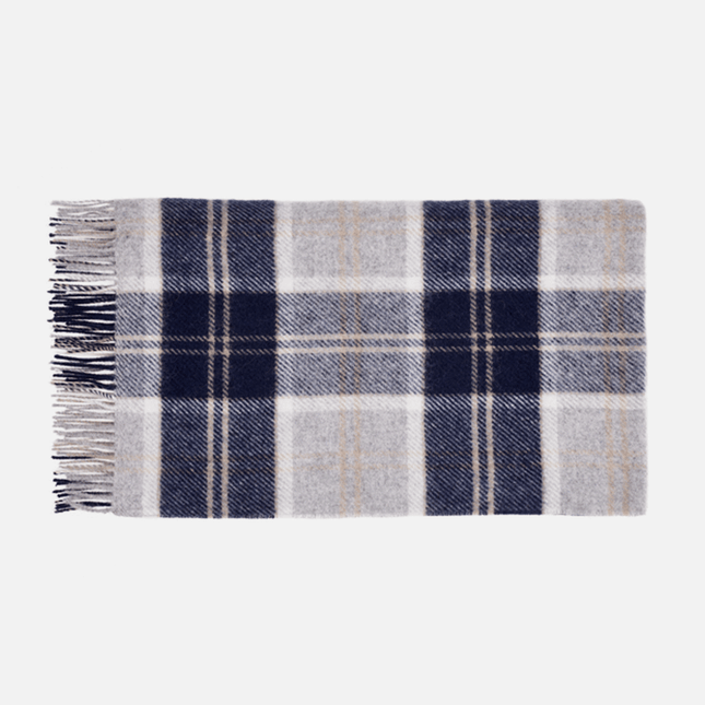 Pure New Wool Tartan Blanket Throw