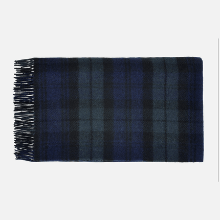 Pure New Wool Tartan Blanket Throw