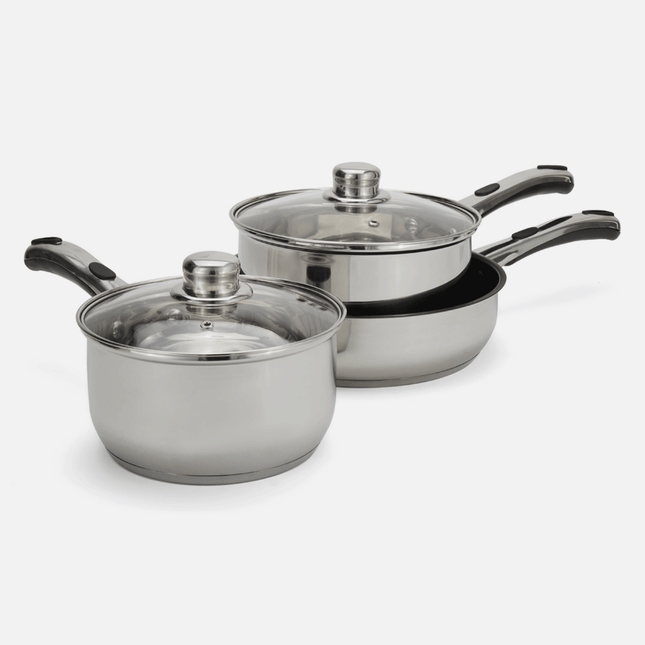 Saucepan and Frying Pan Set - Induction