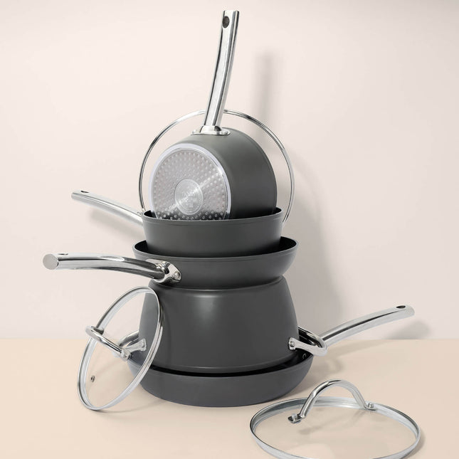 Saucepan and Frying Pan Set (5pc) - Induction