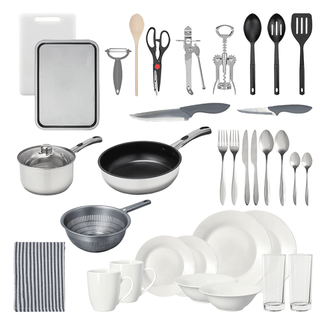 Standard Kitchen Pack with Induction Pan Set