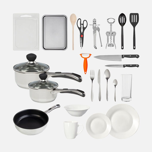 Standard Kitchen Pack with Induction Pan Set