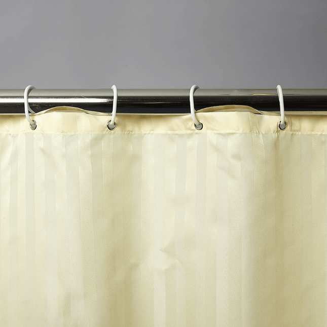 100% Polyester Satin Stripe Shower Curtain