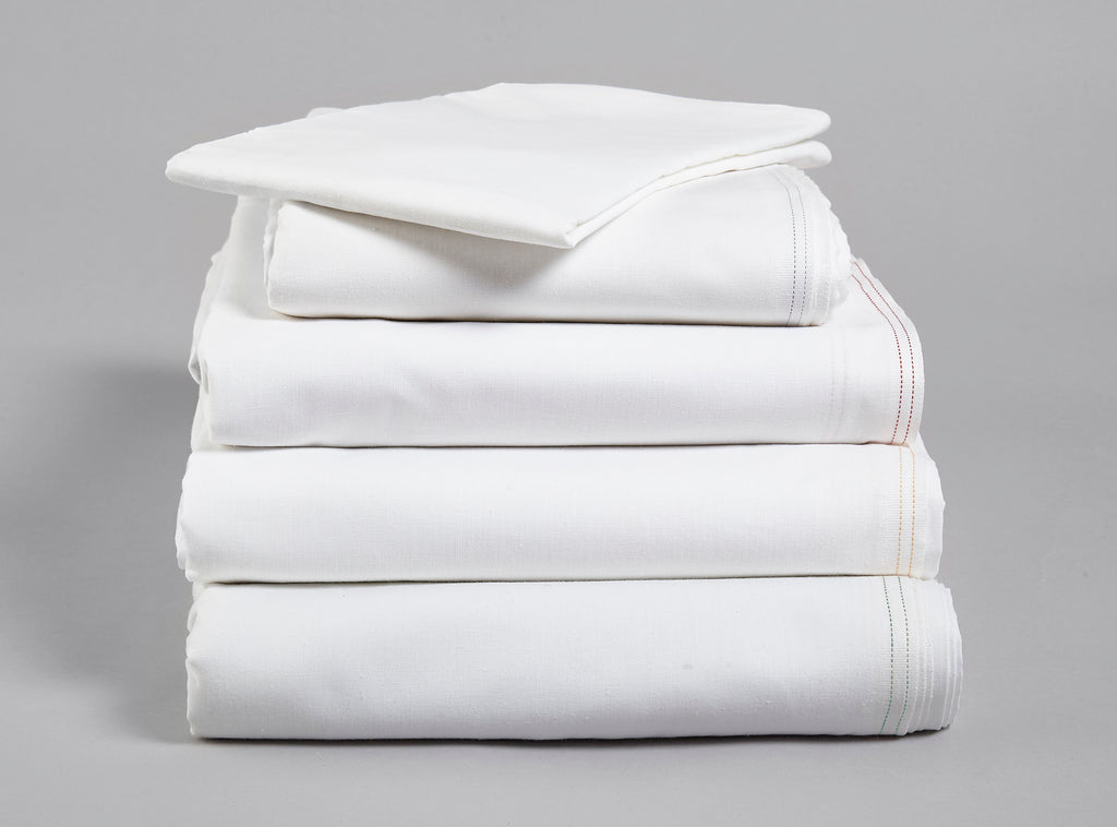 Laundry Cotton Rich Flat Sheet White - Gailarde Ltd